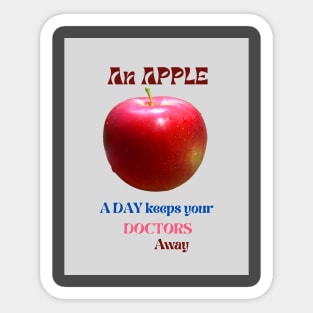 An Apple Sticker